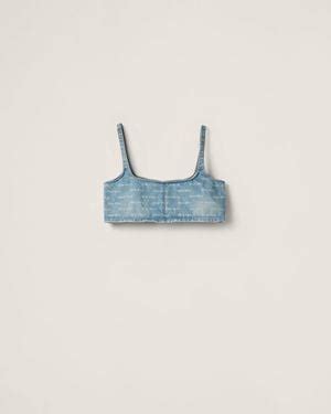 miu miu bandeau top